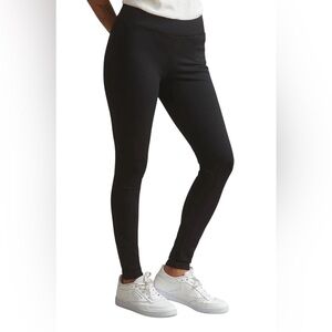 American Giant Ponte Slim Pant Sz 6 Pull On Mid Rise 4 Way Stretch Pocket at Hip